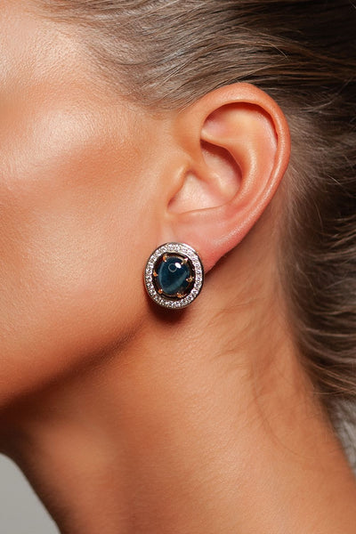 Opera Earrings by Viktor Sitalo on a Model