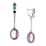 Amethyst Clouds Earrings by Viktor Sitalo