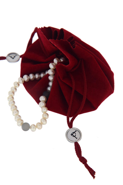 Moon River Pearl Necklace by Peregrina Pearls in branded packaging
