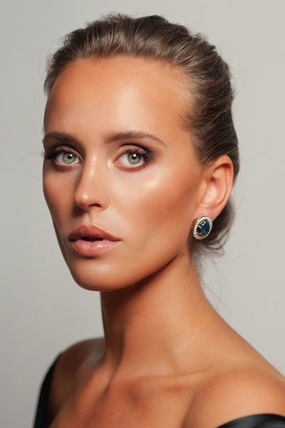 Opera Earrings by Viktor Sitalo on a Model