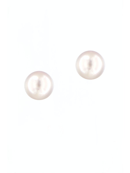6.0-6.5 mm Akoya Pearl Stud Earrings in 14 Kt Yellow Gold by Peregrina Pearls