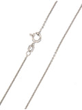 Round Anchor Chain in Sterling Silver - 1.1 mm thick, 38 cm long